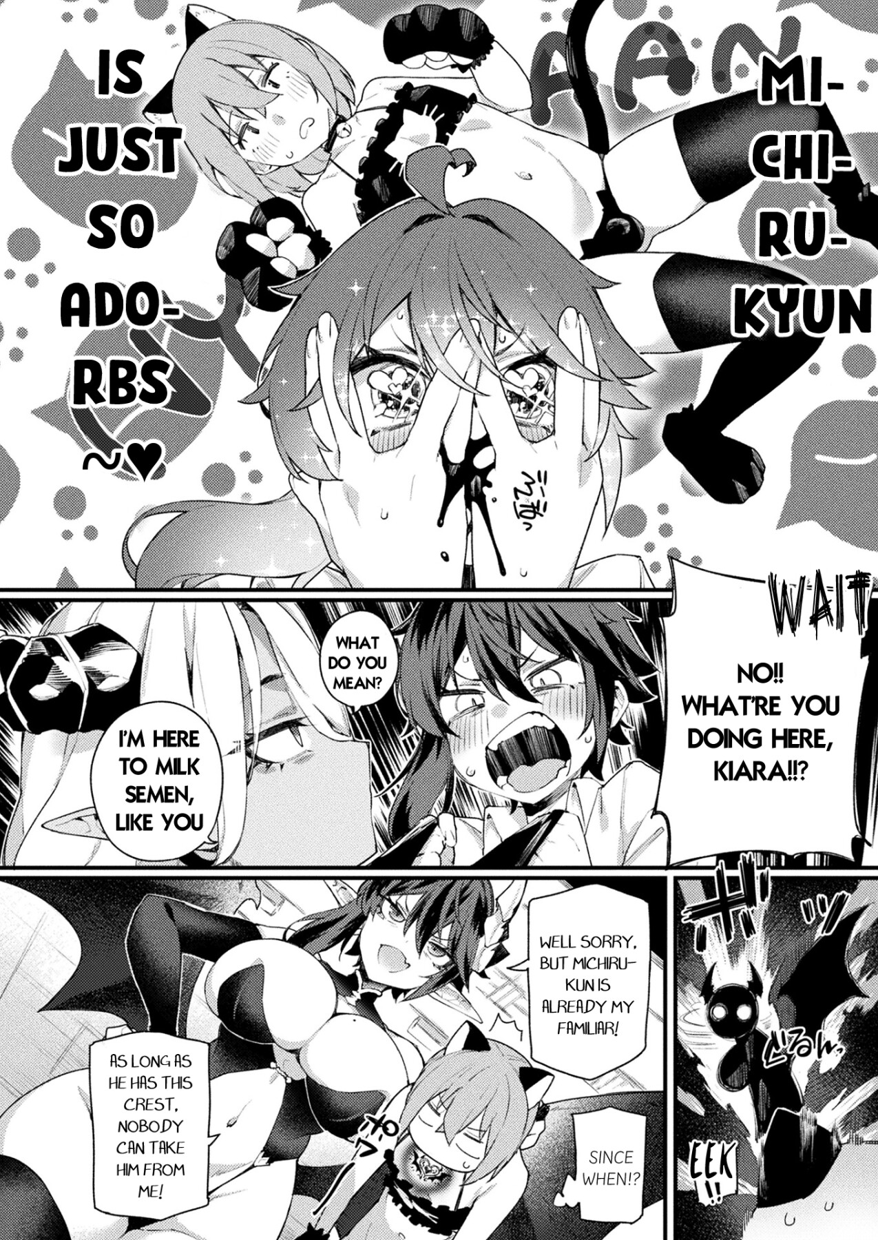 Hentai Manga Comic-Non-human older sister and subordinate - The struggle for the subordinate-Read-2